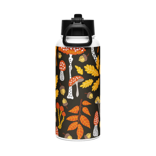 Mosaic Motif KSV 1 Stainless Steel Water Bottle with a Straw Lid