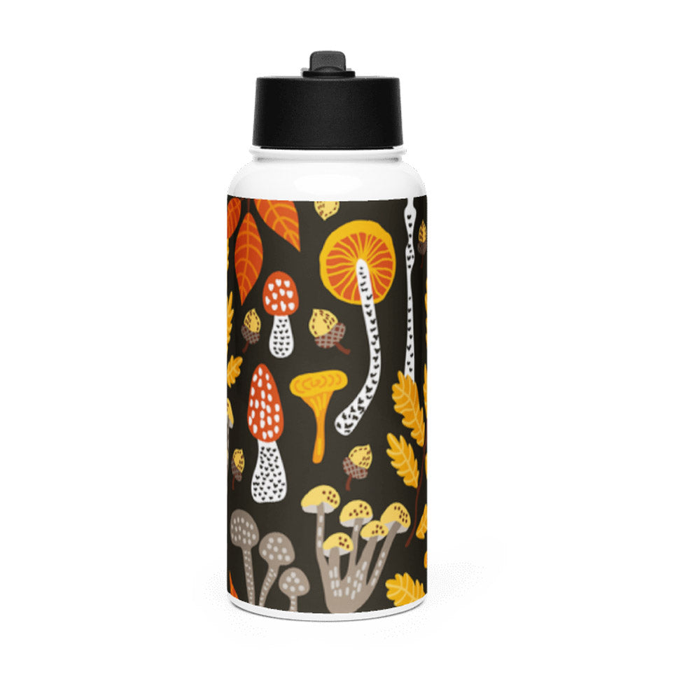 Mosaic Motif KSV 1 Stainless Steel Water Bottle with a Straw Lid