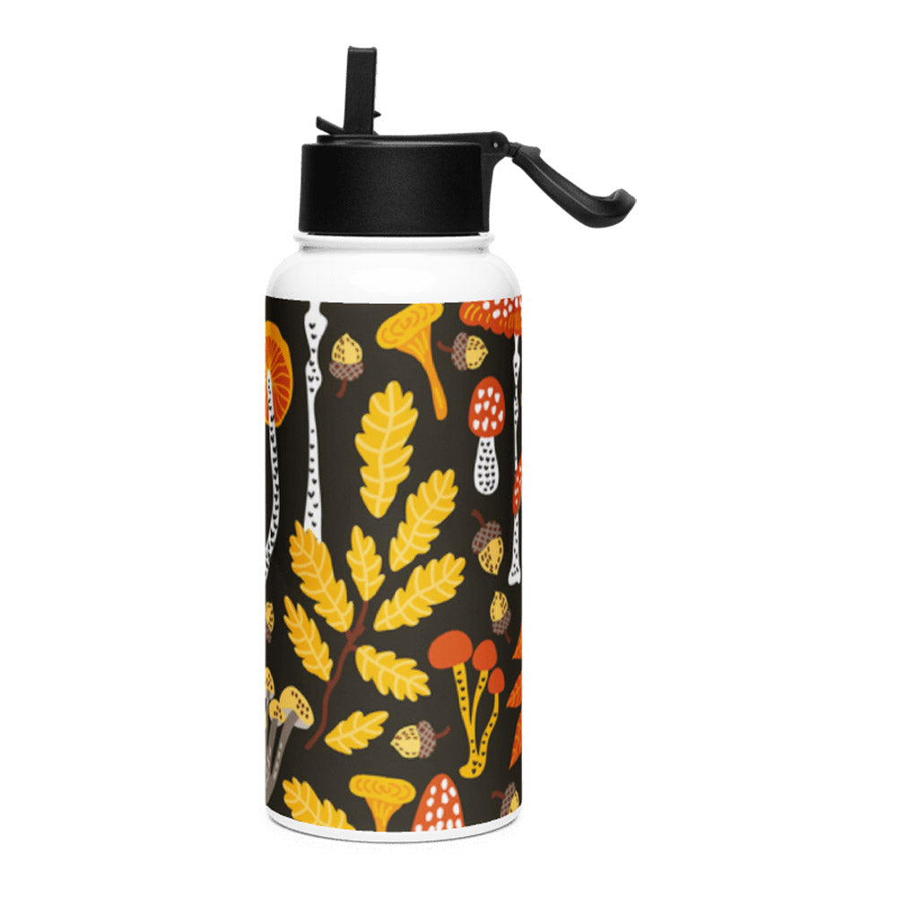 Mosaic Motif KSV 1 Stainless Steel Water Bottle with a Straw Lid
