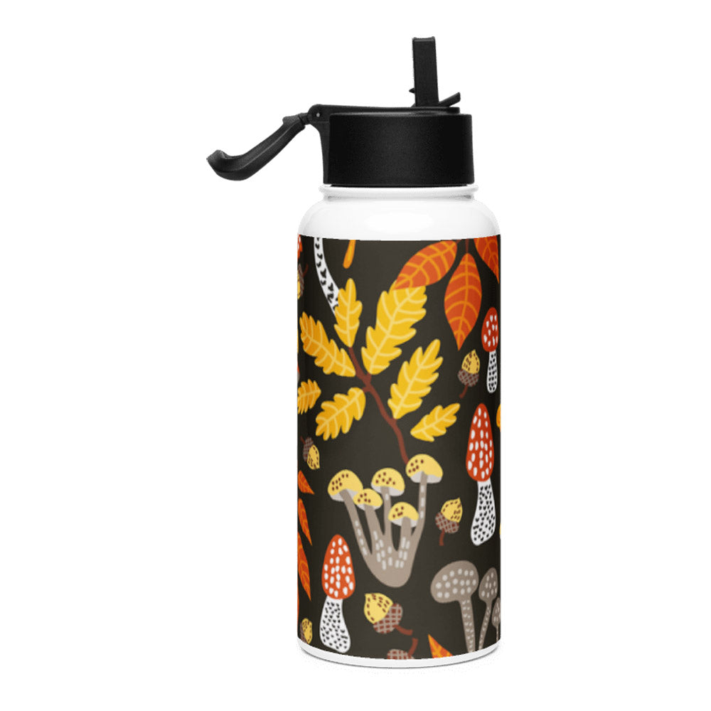 Mosaic Motif KSV 1 Stainless Steel Water Bottle with a Straw Lid
