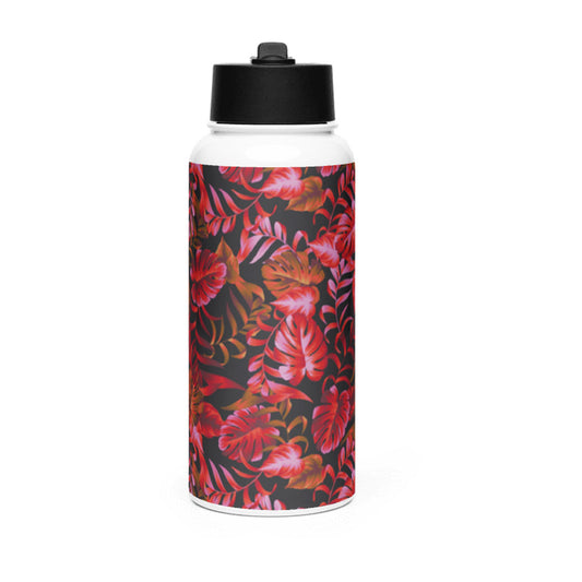 Mosaic Motif KSV 2 Stainless Steel Water Bottle with a Straw Lid