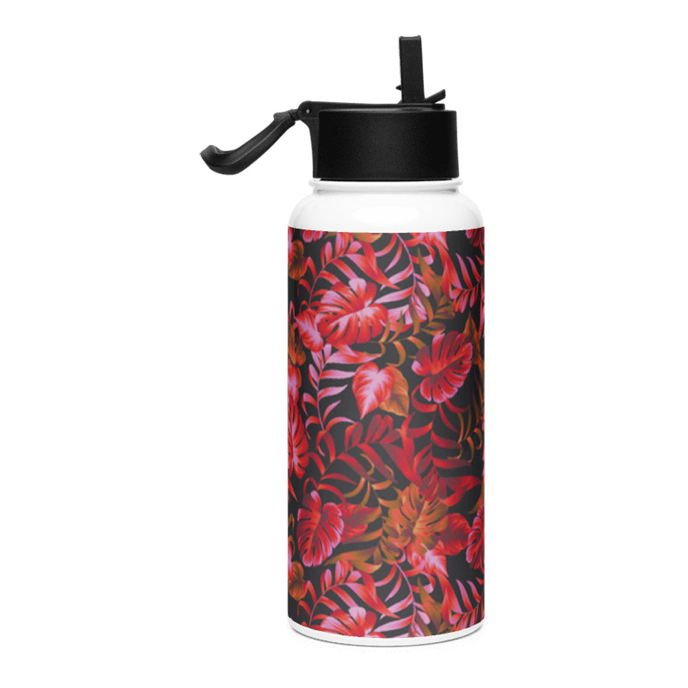 Mosaic Motif KSV 2 Stainless Steel Water Bottle with a Straw Lid