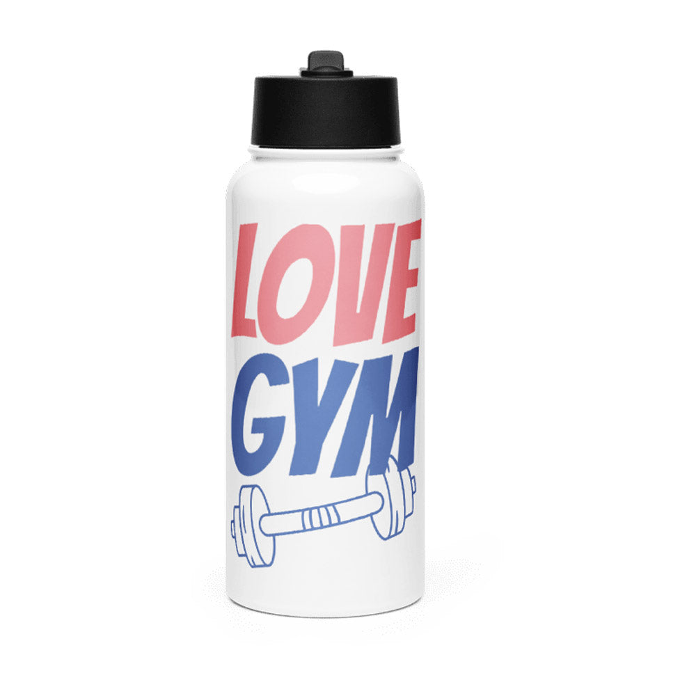 Mosaic Motif KSV 8 Stainless Steel Water Bottle with a Straw Lid